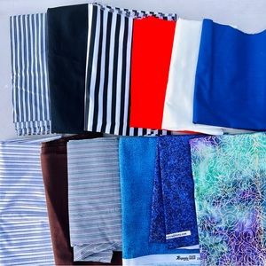 Crafting / quilting fabrics various